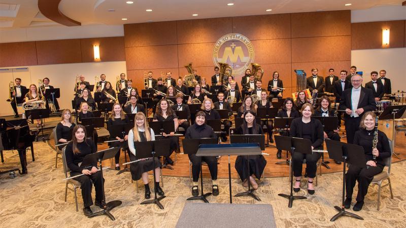 Concert Band in Founders Hall